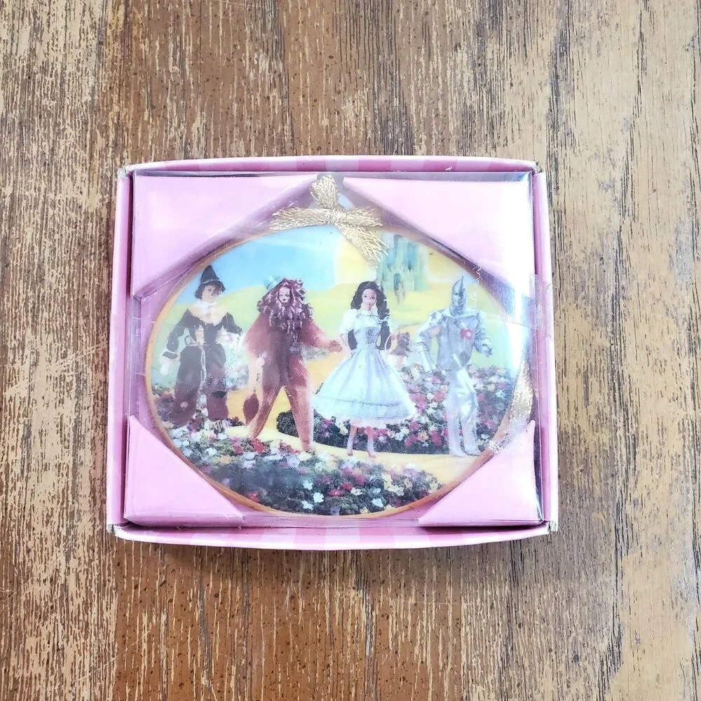 1997 Enesco Barbie Wizard of Oz Ceramic Hanging Ornament Limited Edition COA NIB